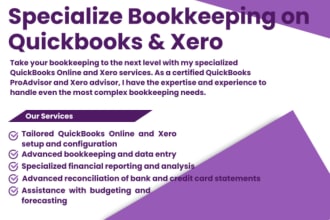 do specialize bookkeeping on quickbooks online