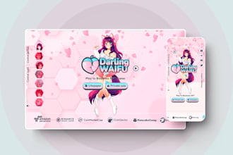 design modern landing page or homepage