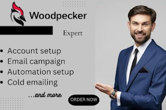 setup woodpecker account, cold email lead generation and integration