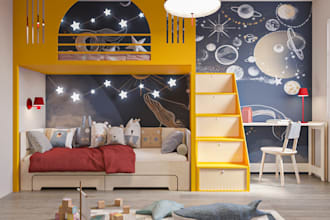 create realistic 3d designs for nursery and kids rooms