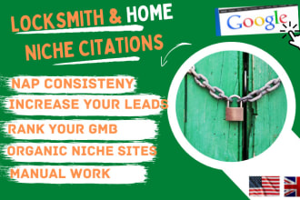 do niche citations for locksmith and home services