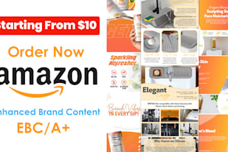 create amazon product listing images, ebc design