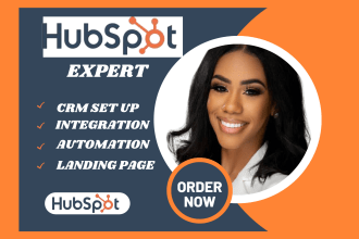 set up hubspot crm hubspot workflow hubspot landing page hubspot website