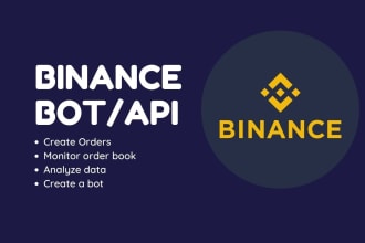 connect your binance account to binance API or websocket