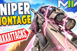 do custom youtube cartoon thumbnail design for call of duty, warzone in 24 hours