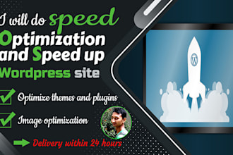 do speed optimization and speed up wordpress site