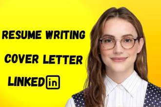 provide a professional ats resume, cv and cover letter writing for job seekers