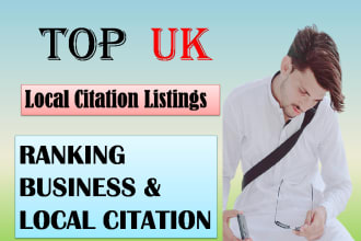 list your business in the top 350 live UK local citations