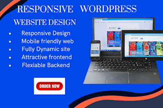 design and develop, responsive wordpress website design