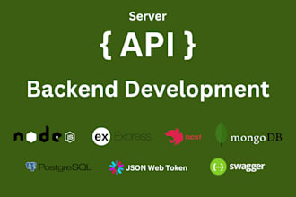 be your backend developer nodejs, nestjs, rest API