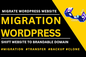 migrate wordpress another host or domain and create backup