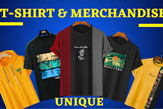 design unique t shirt and merchandise designs to stand out