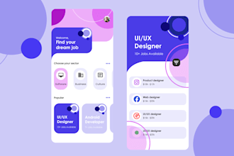 do figma UI UX with prototype for mobile apps, web