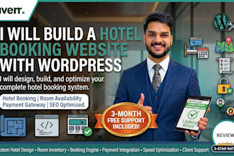 build a hotel booking website with wordpress