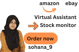 monitor your stock on amazon and ebay