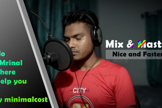 do fast vocal mixing and mastering, vocal processing, vocal tuning, etc