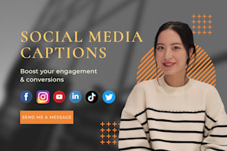 write engaging social media captions