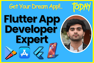 build a professional flutter mobile app development for android ios with backend