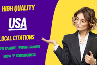 list your business in top 300 live USA local SEO citations