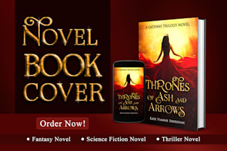 design fantasy, science fiction, horror novel book cover and kindle ebook cover