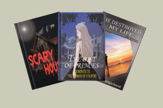 create children, kindle, novel, story, and horror book cover