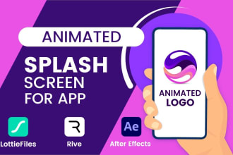 make splash screen animation in lottie for your app