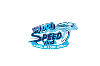 design premium original nice sparkling clean boat logo