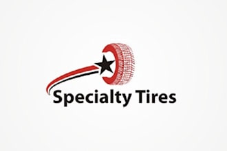 make illustrate corporate specialty tires logo fast delivery