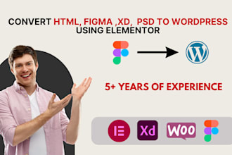 change the figma to a wordpress website