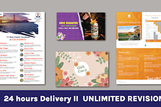 do corporate flyer, brochure, print design