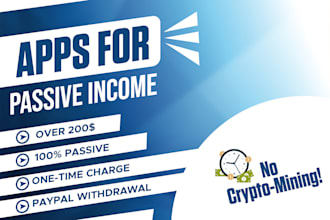 provide you with professional apps for passive income