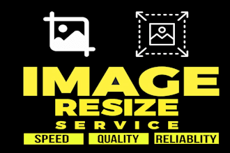 do bulk resize image, cropping, retouching