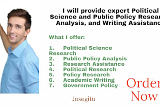 offer quality political science, public administration, and governance tutoring