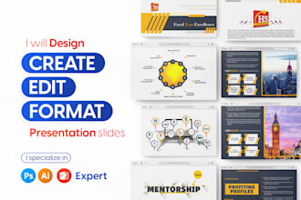 create a powerpoint presentation design and pitch deck
