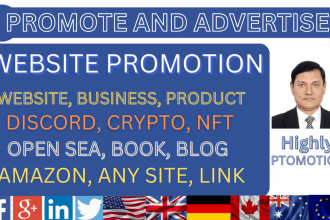 promote website,business,product,discord,nft,crypto, and any link advertise
