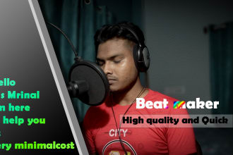 make high quality rap beats very fast for you