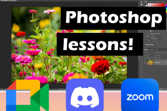 give you a lesson about photoshop