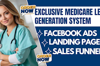 medicare leads, medicare facebook ads, medicare landing page