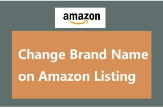 change the brand name on the amazon listing