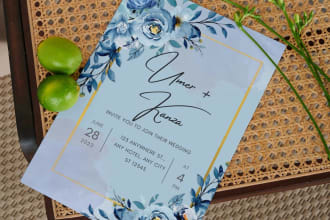 design wedding invitation card for your special day