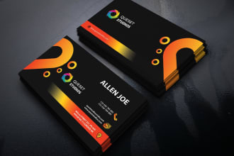 modern, minimalist, luxury business card design