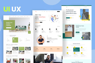 design landing page web template or nft website design in figma