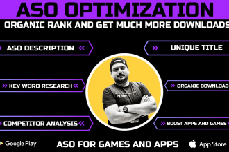 do aso and write app content to promote your game app organically