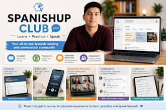 give you access to my spanish learning and conversation community
