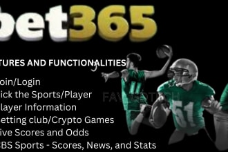 develop bet365 website, betfair, sportsbook, crypto sport website