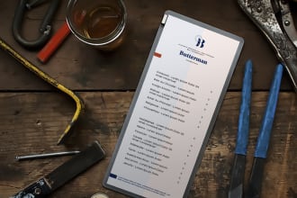 create restaurant menu, food and beverage for your business