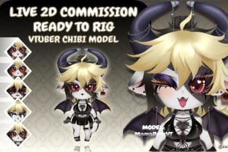 create your live 2d chibi model