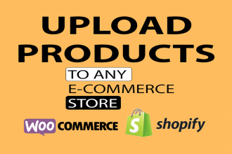manually product upload or add products to your woocommerce shopify store