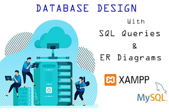 design database, sql queries, and er diagrams