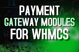 integrate payment gateways for whmcs